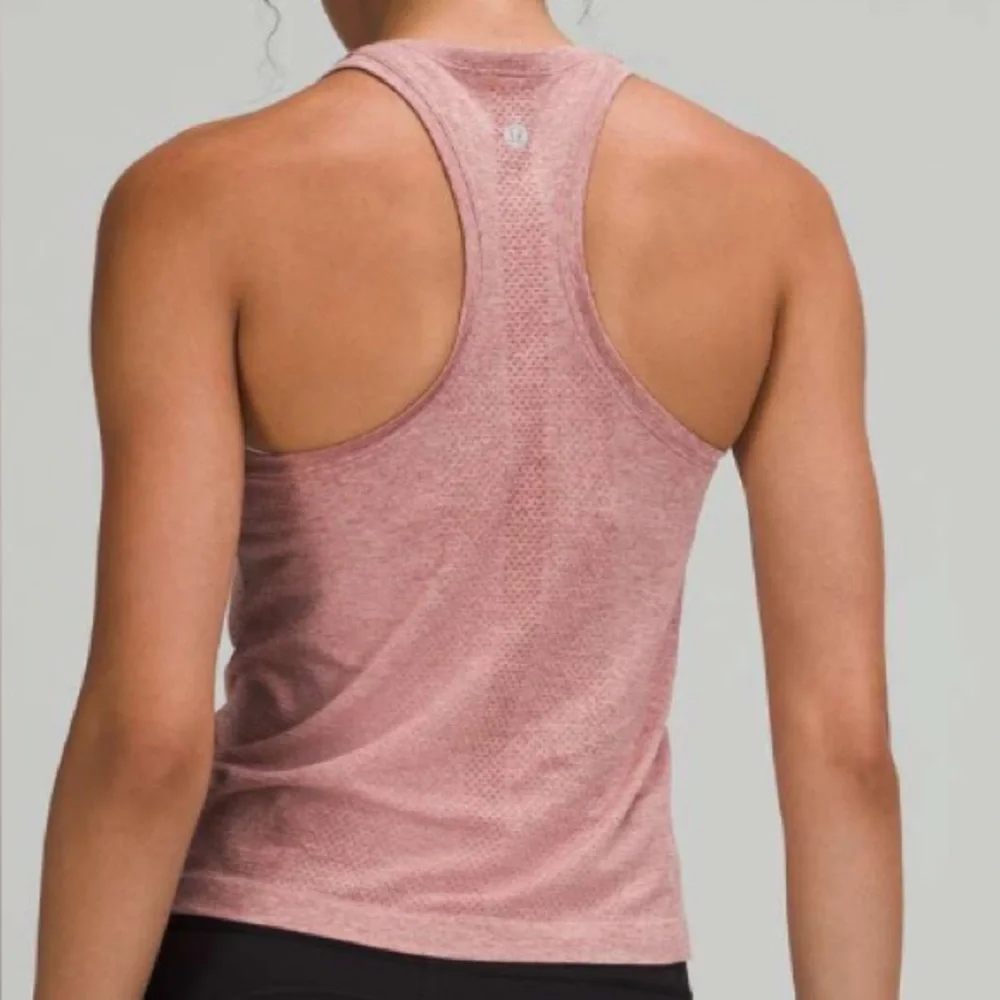 Lululemon Swiftly Tech Racerback Spiced Chai/Pink 2.0 Race Tank Top‎ sz18